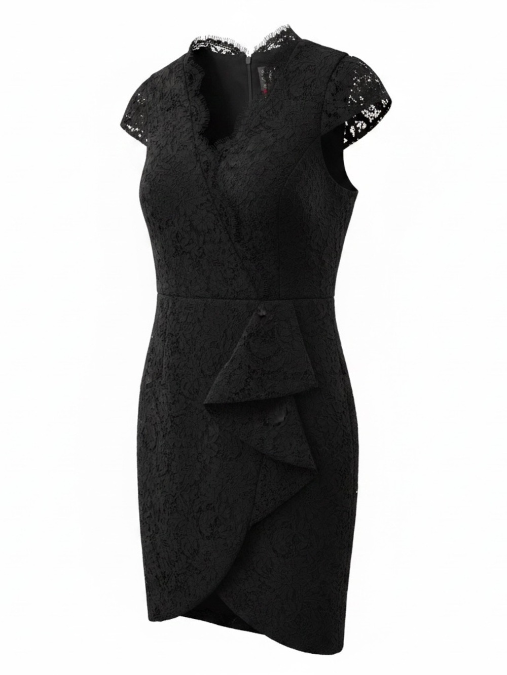 Women's Black Lace Jacket - Likely Blazer/Suit Jacket